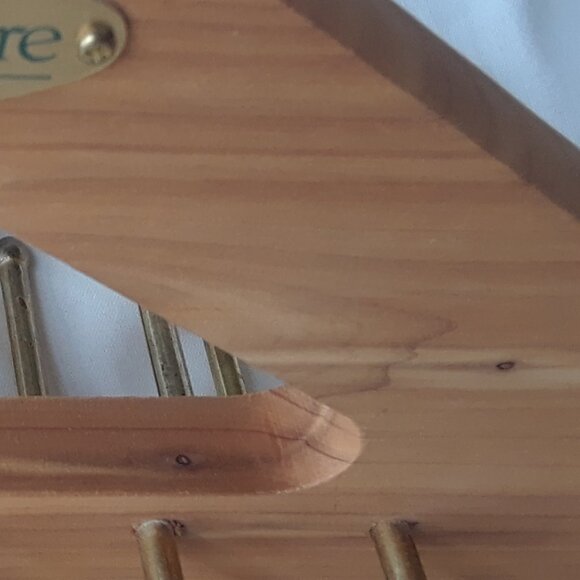 Woodlore Cedar Wood Tie/Belt Hanger - Picture 4 of 8